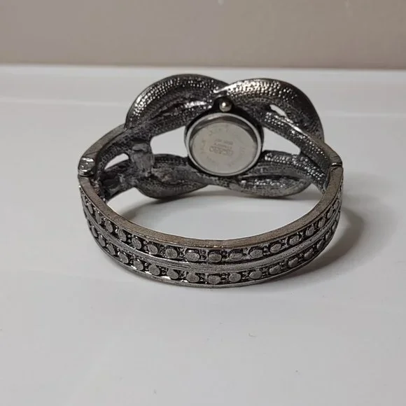 Analog Figaro Watch With Blue Plastic Stones - Picture 7 of 11